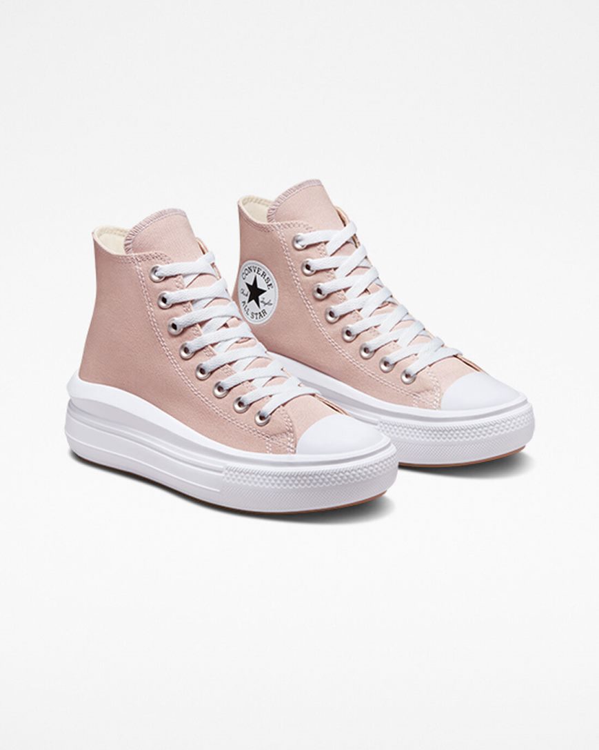 Women's Converse Chuck Taylor All Star Move Seasonal Color High Top Platform Shoes Grey / White | AU 48536M